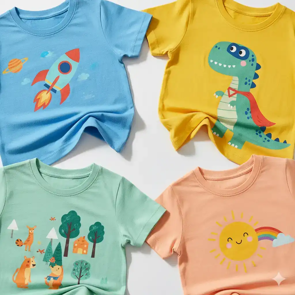 Children’S Printed T-shirts Manufacturers for USA Importers
