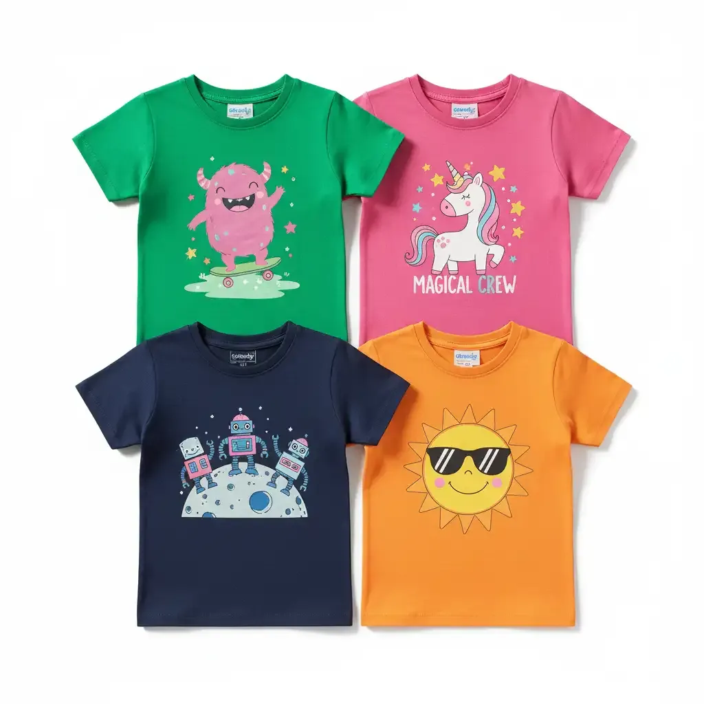 Printed Kids T-shirts Wholesale for USA Importers